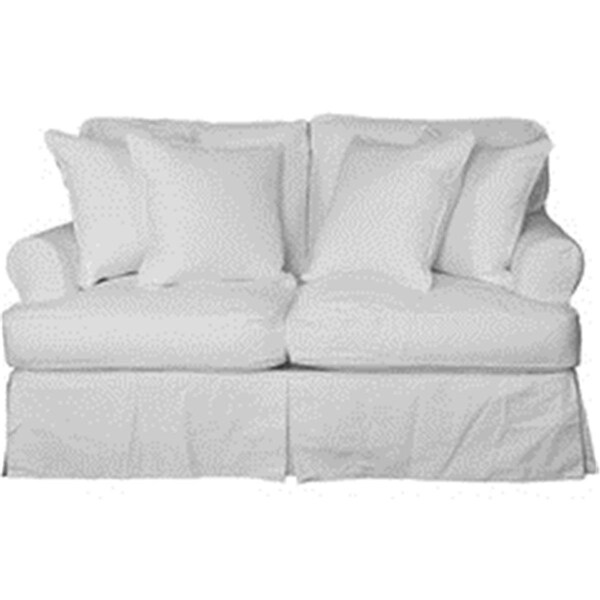 Made4Mattress Horizon Loveseat - Slip Cover Set Only   Warm White - MA1179873