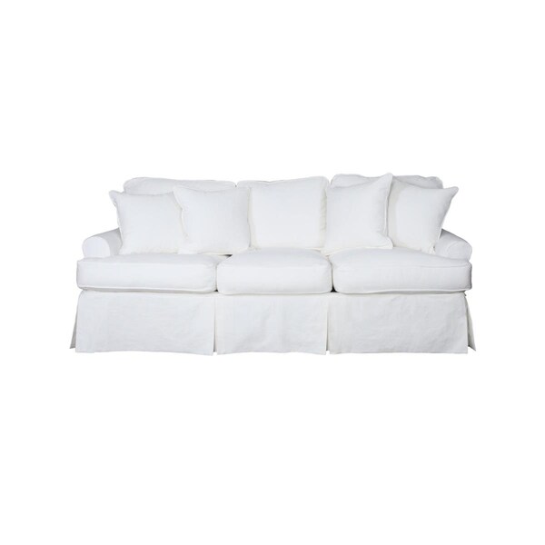 Sunset Trading Horizon Slipcovered Sofa Peyton Pearl - SU-117600-391081