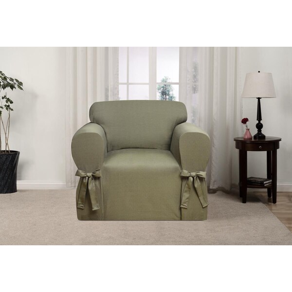 Bedding Beyond Kathy Ireland Garden Retreat Chair Slipcover, Sage - BE2613912