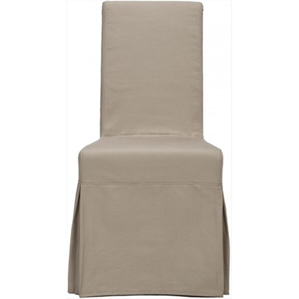 Safavieh Kallie Slipcover Chair- Taupe - Set Of 2 - MCR4521A-SET2