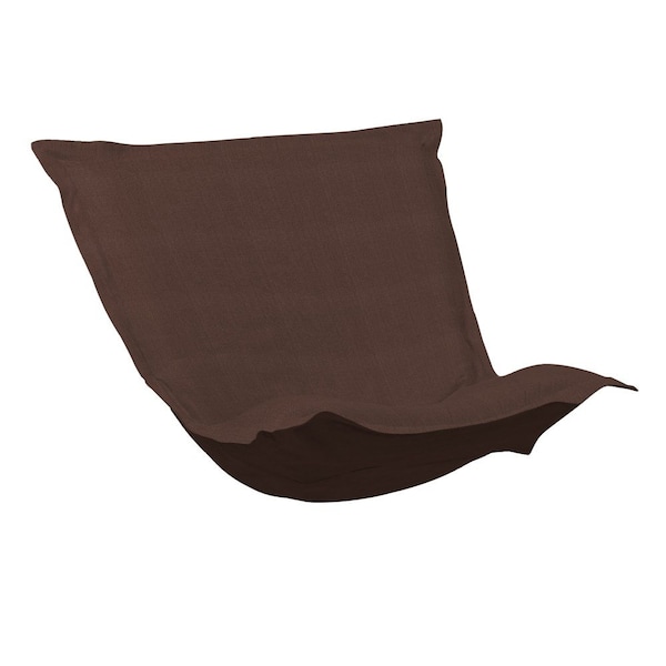 Howard Elliott Puff Chair Cover Textured solid sterling Chocolate - Cover Only - C300-202
