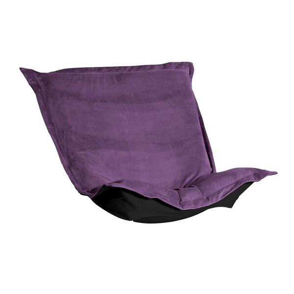 Howard Elliott Puff Chair Cover Velvet Bella Eggplant - Cover Only - C300-223