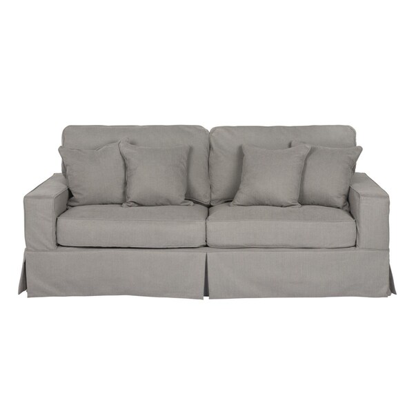 Sunset Trading Americana Slipcovered Sofa Peyton Slate - SU-108500-391094