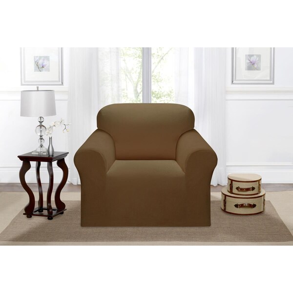 Bedding Beyond Kathy Ireland Day Break Chair Slipcover, Chestnut - BE2613860