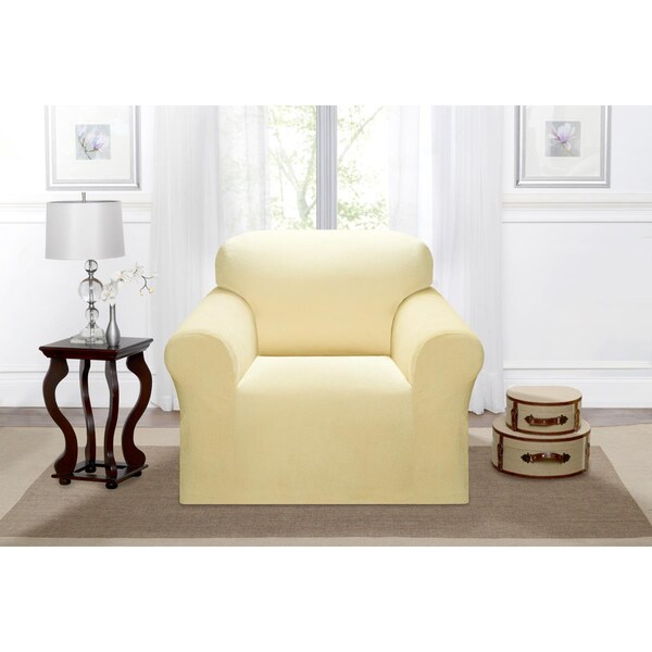Bedding Beyond Kathy Ireland Day Break Chair Slipcover, Cream - BE2613867