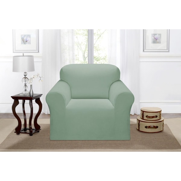 Bedding Beyond Kathy Ireland Day Break Chair Slipcover, Seaglass - BE2613881