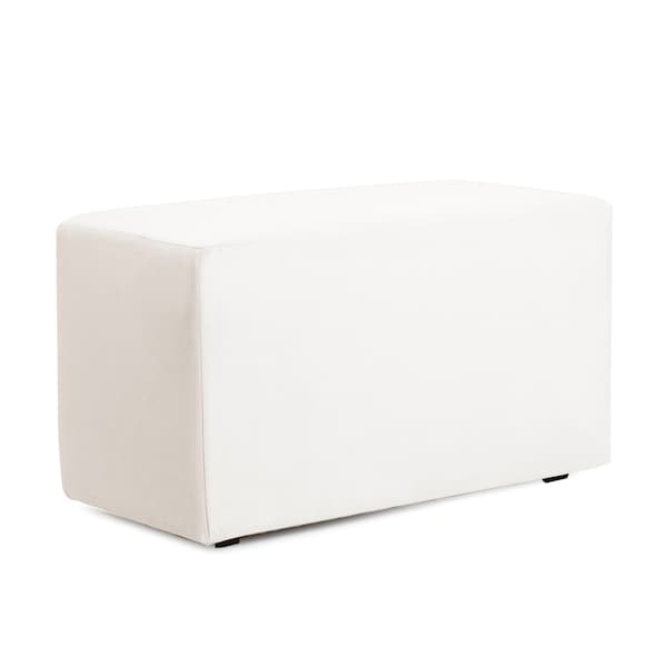 Howard Elliott Universal Bench Cover Faux Leather Avanti White - Cover Only Base Not Included - C130-190