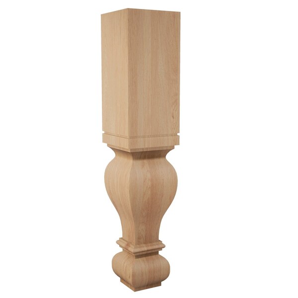 Designs Of Distinction Large Diameter Gaelic 29" Leg - Red Oak - 01590127AK1