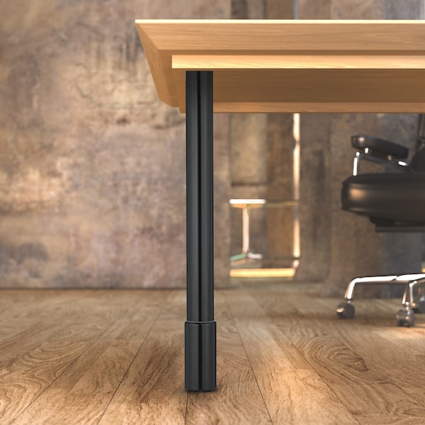 Richelieu Adjustable Table Leg, 25 5/8 in (650 mm), Gray - 61471100