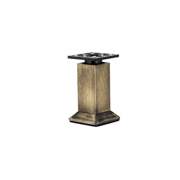 Richelieu Vintage Square Legs, 7 7/8 in (200 mm), Rustic Brass, Adjustable - 64134200AB90