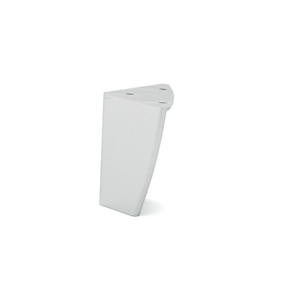 Richelieu Decorative ABS Leg, 3 5/32 in (80 mm), Silver - 684010