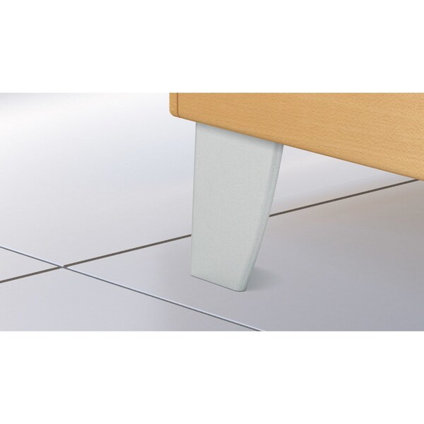 Richelieu Decorative ABS Leg, 3 5/32 in (80 mm), Silver - 684010