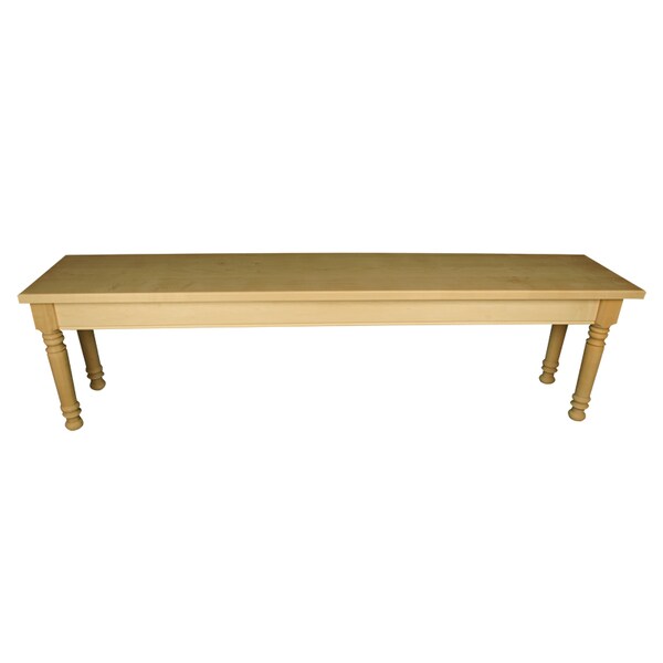 Osborne Wood Products 70 x 14 x 19 Farm-Style Bench Kit in Alder PK - 55014A