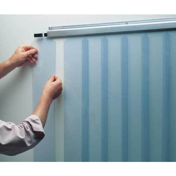 Kason Curtain Kit, 42" x 90", 0.06" Thick, 6"Wide - 403LA6064290