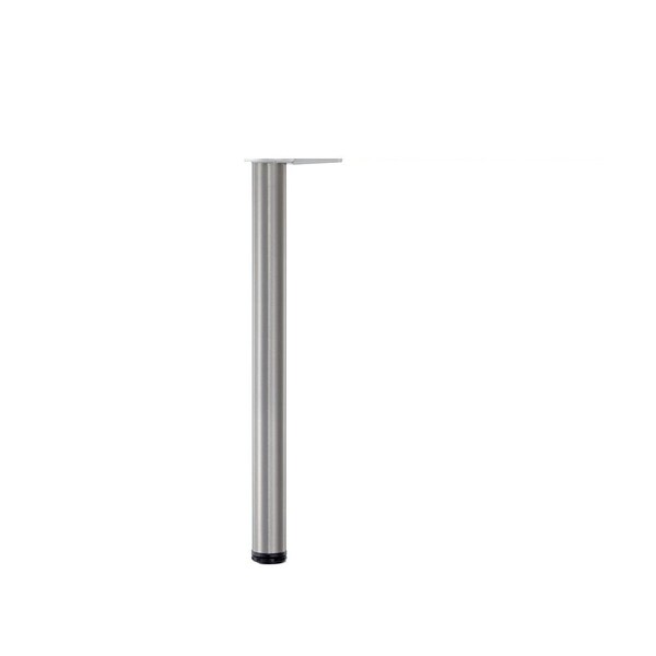 Richelieu Adjustable Bar Table Leg, 43 1/4 in (1100 mm), Brushed Nickel - 615110175