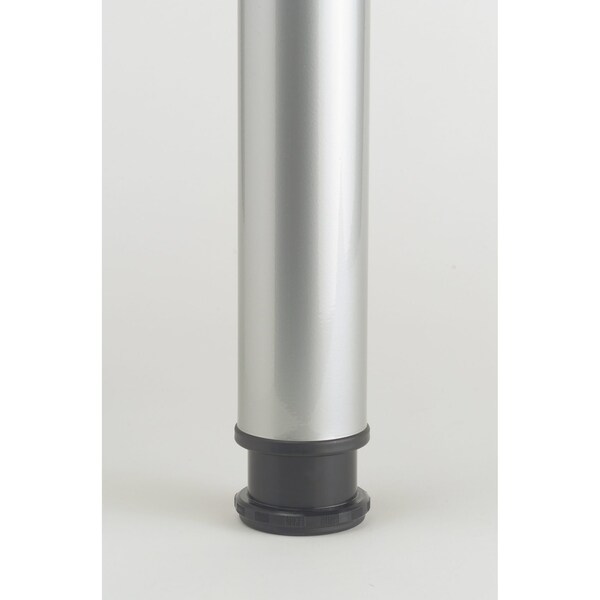 Richelieu Adjustable Bar Table Leg, 43 1/4 in (1100 mm), Brushed Nickel - 615110175