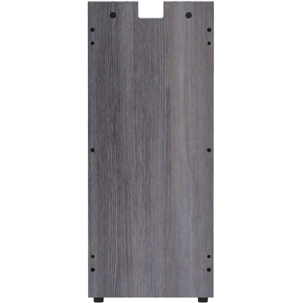 Lorell Credenza Half Leg, f/Credenza, 12"x1"x28-1/2", WeatheredCCL - LLR69597