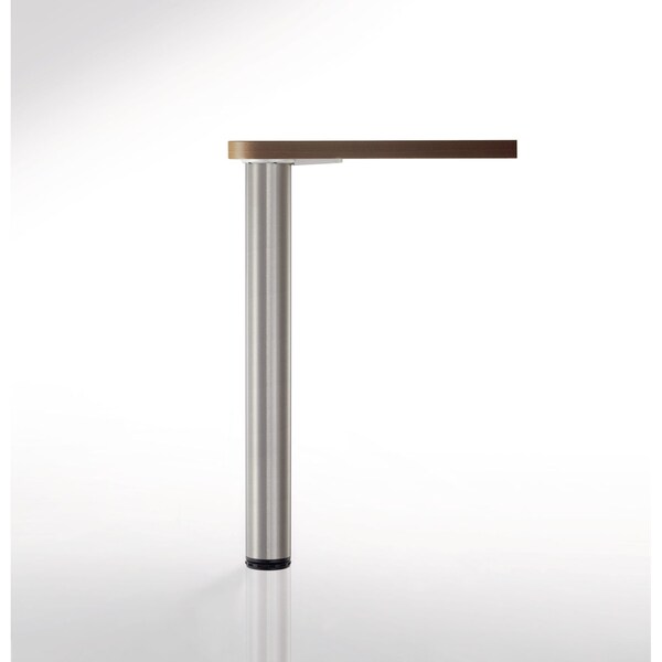 Richelieu Adjustable Table Leg, 34 1/4 in (870 mm), Brushed Nickel - 620870175