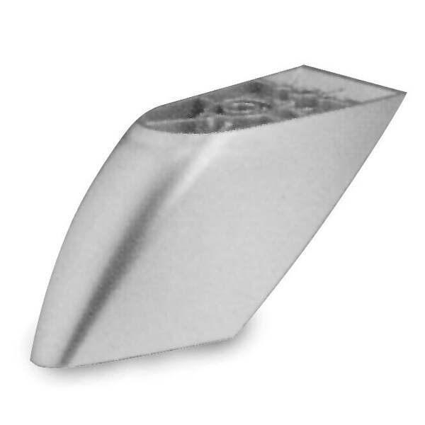Richelieu Decorative ABS Leg, 1 31/32 in (50 mm), Silver - 45218010