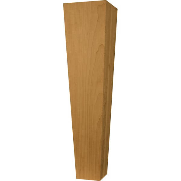 Osborne Wood Products 28 x 7 Contemporary Square Pedestal in Hickory - 2431H