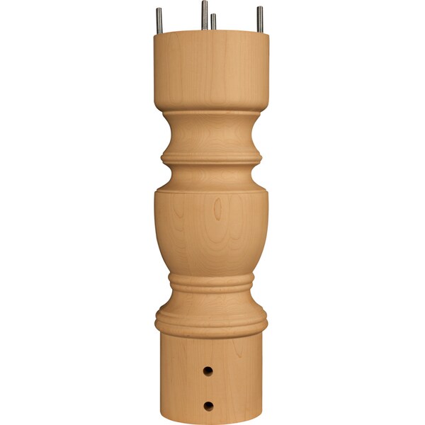 Osborne Wood Products 19 1/4 x 5 3/4 Victorian Pedestal in Soft Maple - 1167M