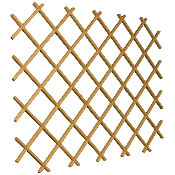 Osborne Wood Products 36 x 28 x 1 Wine Rack Cabinetry Lattice in Red Oak - 73005O