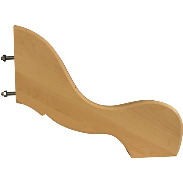 Osborne Wood Products 11 x 13 1/2 x 2 1/8 Traditional Pedestal Foot in Cherry - 1177C