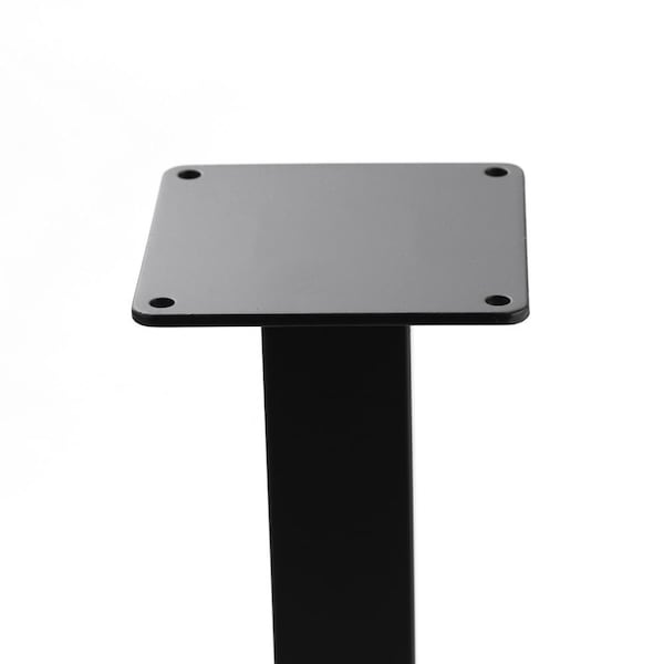 Richelieu (2-Pack) 28-inch (710 mm) H-Shaped Structural Table Leg with Levelling Glide, Matte Black - 68075710900