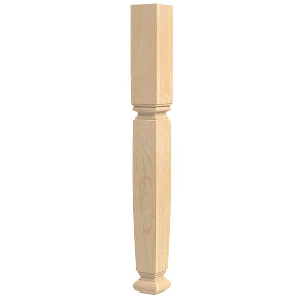 Designs Of Distinction Square English Estate Island Column - Red Oak - 01040260AK1