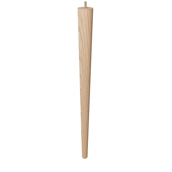 Designs Of Distinction 24" Round Tapered Leg - Ash - 01243024AS6