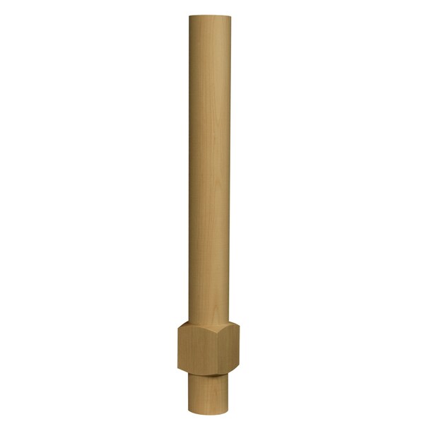 Osborne Wood Products 17 x 2 Craftsman Chair Leg 3 in Alder - 6208A