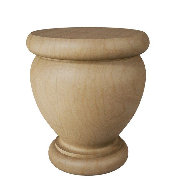 Designs Of Distinction Lille Plain Bun Foot - Hard Maple - 01704010HM1