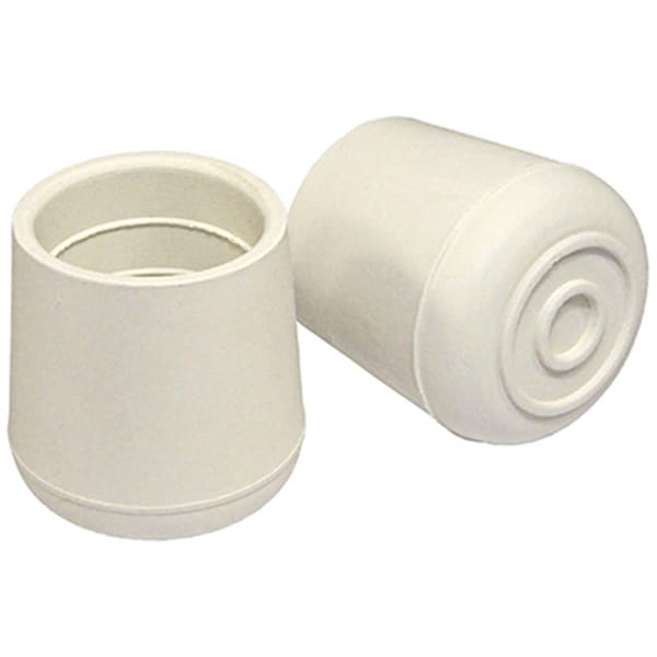 Richelieu 1.5 in. TruGuard Rubber Leg Tip, Off White, 2PK - 236626