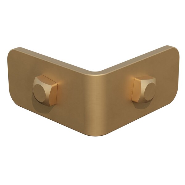 Designs Of Distinction 2" Apex Strap with Pyramid Screws, Gold - 01STR200GL1