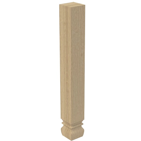 Designs Of Distinction 24" Kensington Leg - White Oak - 01112410WK1