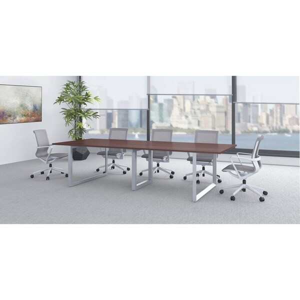 Lorell Middle Leg, Rect, f/Workstation, 38-5/8"x6-1/4"x28-1/2", SR - LLR16252
