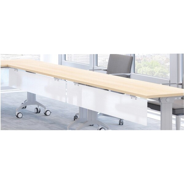 Special-T Modesty Panel, f/ 60" Top, 59"Lx10"H, Frosted White - SCTSPAP1060