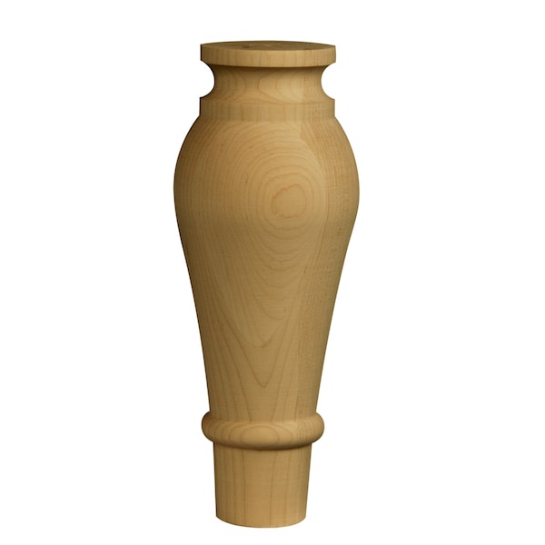 Osborne Wood Products 8 x 3 1/4 Ashton Chair Leg in Soft Maple - 6165M