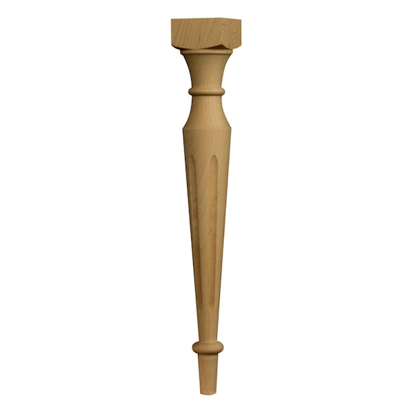 Osborne Wood Products 12 x 1 3/4 Whiteford Chair Leg in Rustic Alder - 6172RCA
