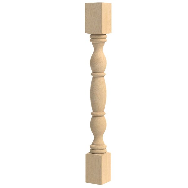 Designs Of Distinction English Country Double Square Island Column - Paint Grade - 01030210PT1