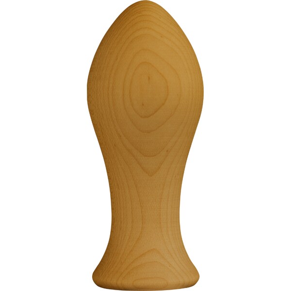 Osborne Wood Products 4 3/8 x 1 3/4 Shaker Finial in Black Walnut - 3005W