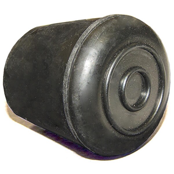 Richelieu 1.12 in. TruGuard Rubber Leg Tip, Black , 4PK - 235899
