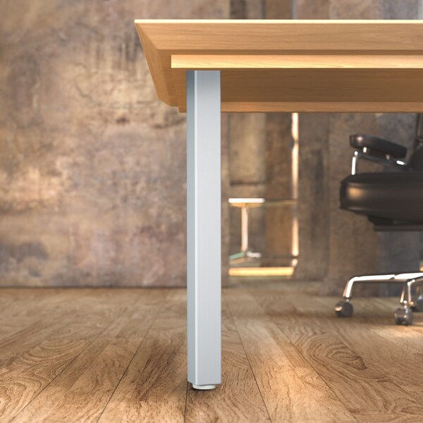 Richelieu Design Table Leg, 28 in (711 mm), Aluminum, Adjustable, PK 4 - 64671010