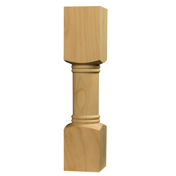 Osborne Wood Products 15 1/2 x 3 1/2 Shanty2Chic Bench Leg in Beech - 1389BCH