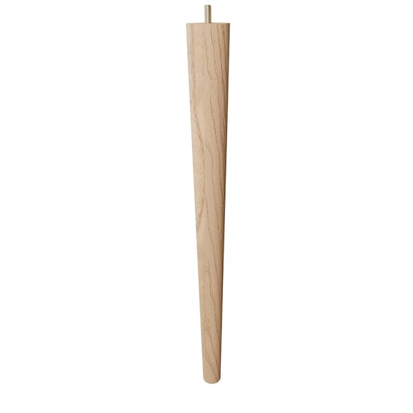 Designs Of Distinction 18" Round Tapered Leg - Ash - 01243018AS6