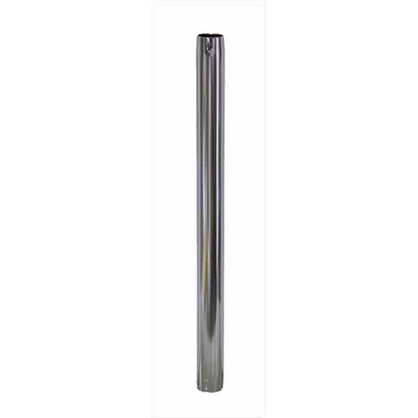 Strike3 13939 Pedestal Table Leg Without Base; Chrome - 27.5 In. - ST354196