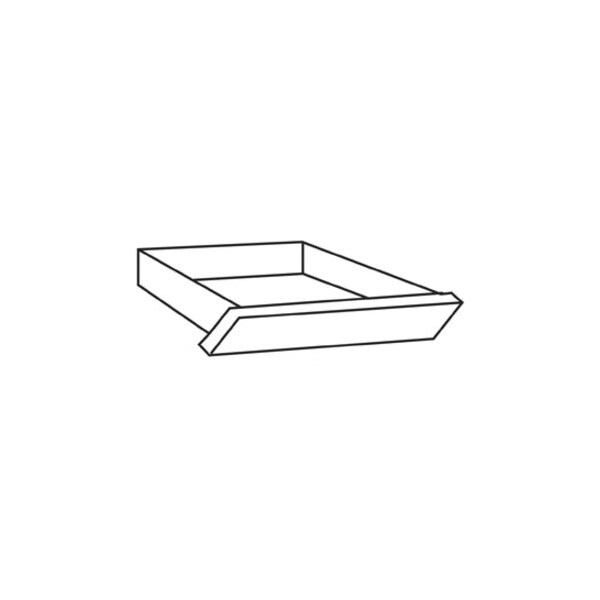 Hon Angled Center Drawer, f/ Desk, 26"x15-3/8"x2-1/2", Henna CHY - HON1526H
