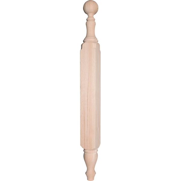 Osborne Wood Products 46 1/2 x 4 Cannonball Headboard Bedpost in Cherry - 2001C