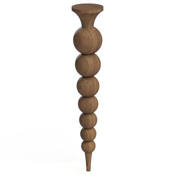 Designs Of Distinction 29" Perle Leg - Walnut - 01245129WL1