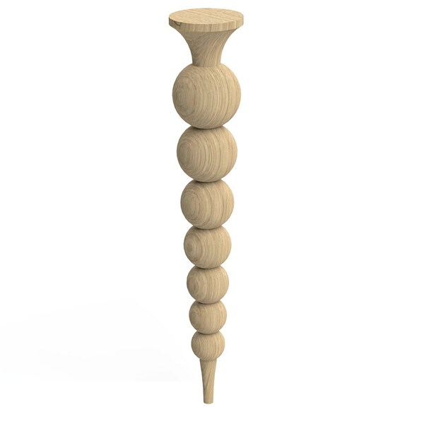 Designs Of Distinction 29" Perle Leg - White Oak - 01245129WK1